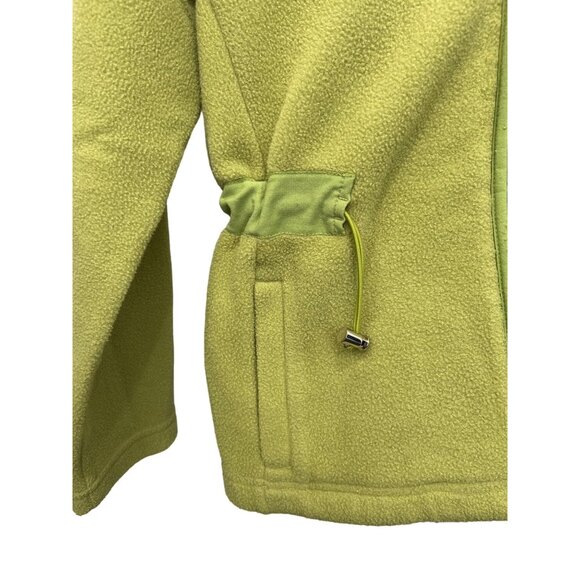 Talbots Petite Womens Light Green Fleece Jacket Full Zip SZ Petite - Picture 4 of 8